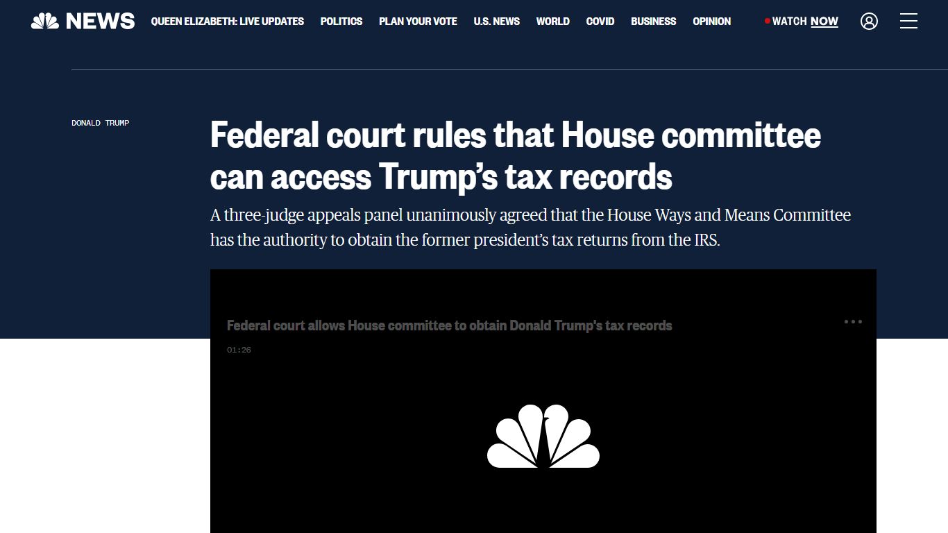 Federal court rules that House committee can access Trump’s tax records