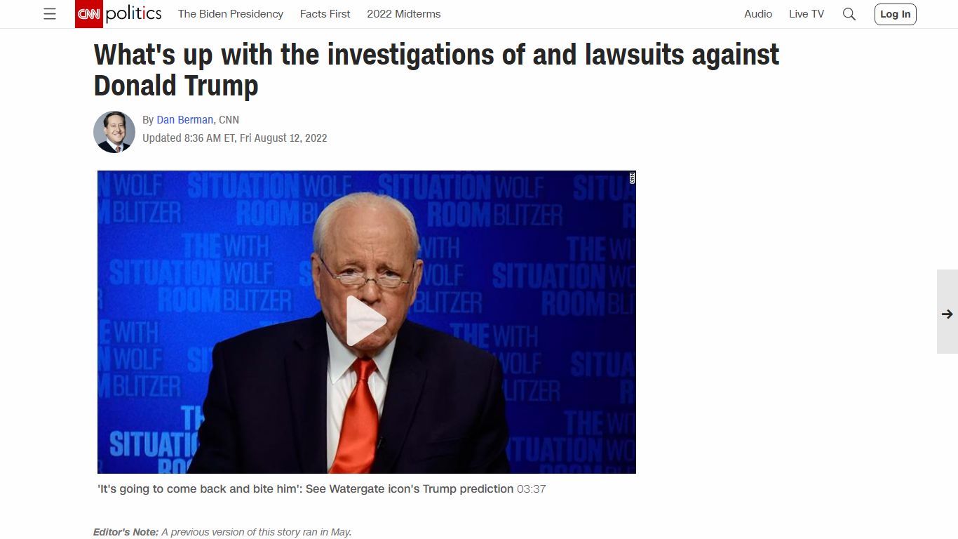 What's up with the investigations of and lawsuits against Donald Trump ...